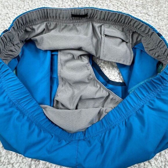 Patagonia Strider Running Shorts Blue Lined Blue - Picture 4 of 8